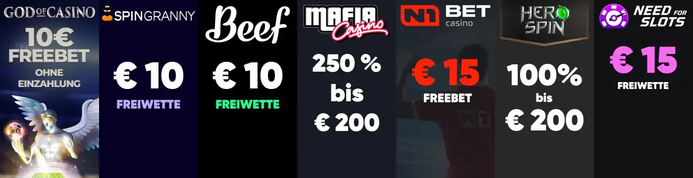 Godofcasino Gratiswette