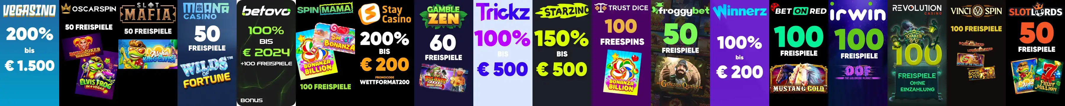 Vegasino Casino Slider