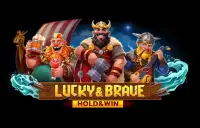 Lucky & Brave Hold & Win Logo