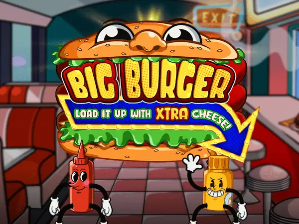 Big Burger Load it up with Xtra Cheese Logo