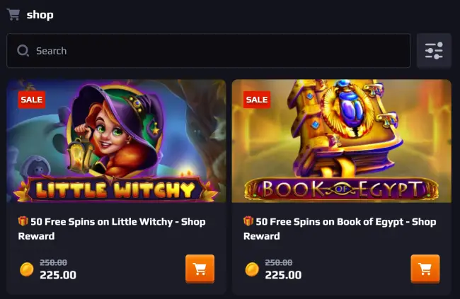 Blazespins Casino Shop