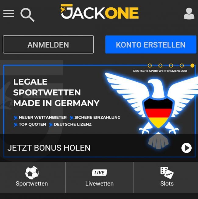 JackOne Sportwetten-Anbieter Deutschland