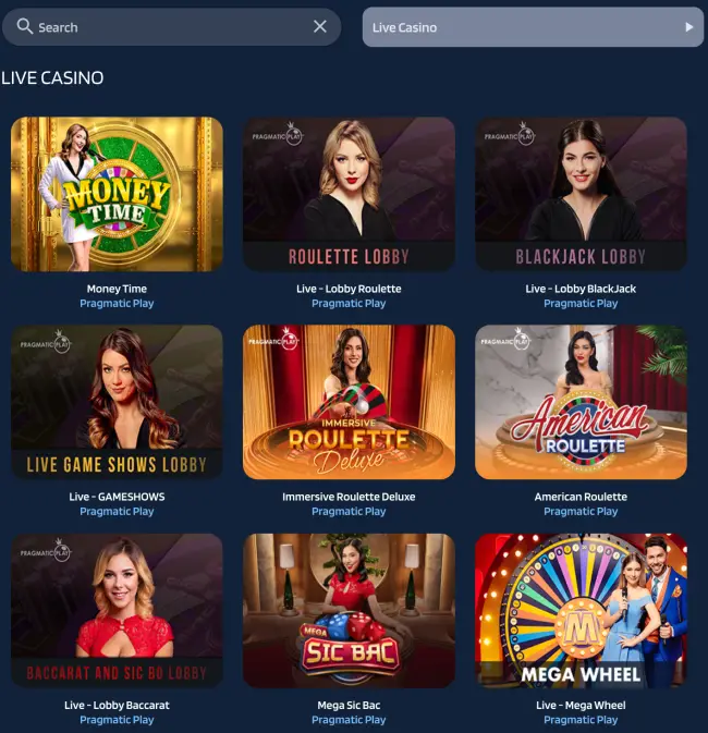 Jaabet Casino Live Casino