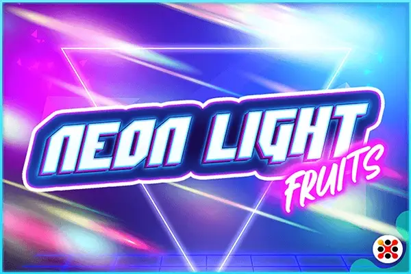 Neon Light Fruits Logo