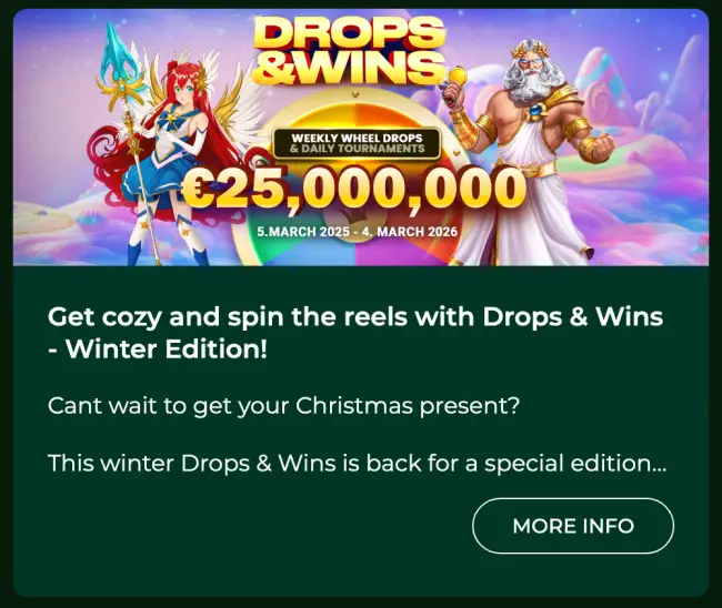 Gomblingo Drops and Wins