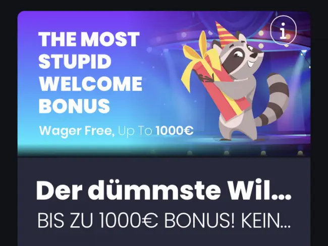 Stupid Casino Bonus
