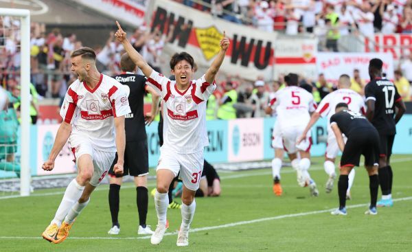 Sasa Kalajdzic und Hiroki Ito VfB Stuttgart