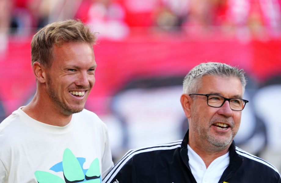 Julian Nagelsmann Bayern Trainer und Urs Fischer Union Berlin Trainer