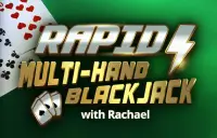 Rapid Multi-Hand Blackjack with Rachael Logo