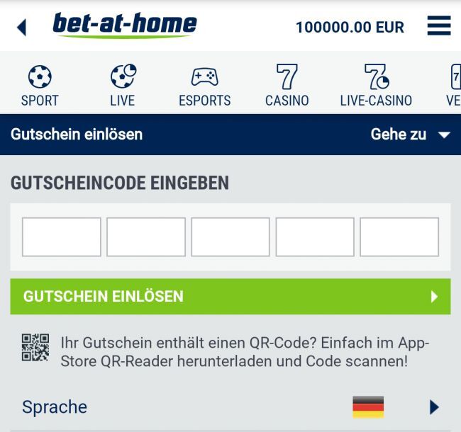Bet at home