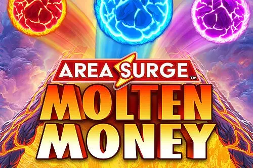 Area Surge Molten Money Logo