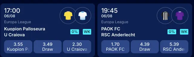 Andromedasino Sport Test