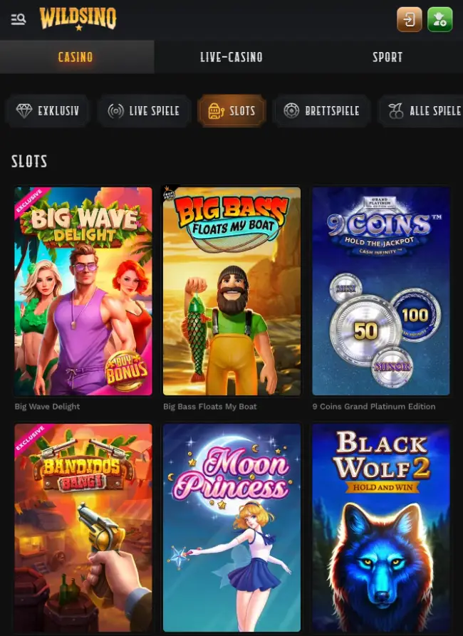 Wildsino Casino Test