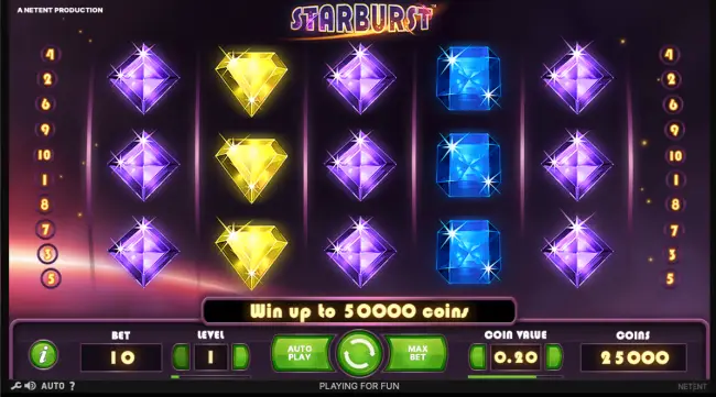 Starburst Slot Spielautomat
