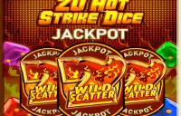 20 Hot Strike Dice Jackpot Logo