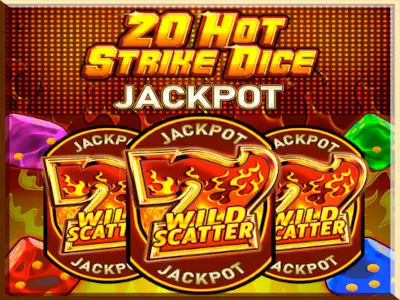 20 Hot Strike Dice Jackpot Logo