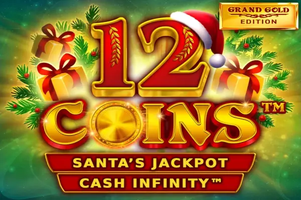 12 Coins Grand Gold Edition Santa's Jackpots Logo