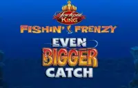 Fishin' Frenzy Even Bigger Catch Jackpot King Logo