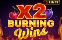 Burning Wins X2 Logo