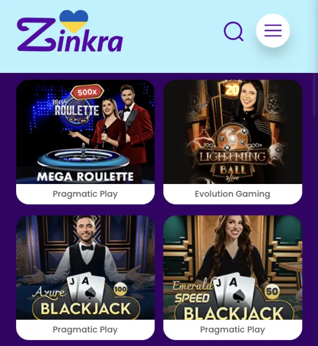 Zinkra Casino Test