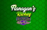 Flanagan's Riches Multiplier Retro Roller Logo