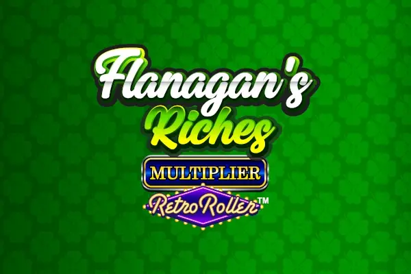 Flanagan's Riches Multiplier Retro Roller Logo