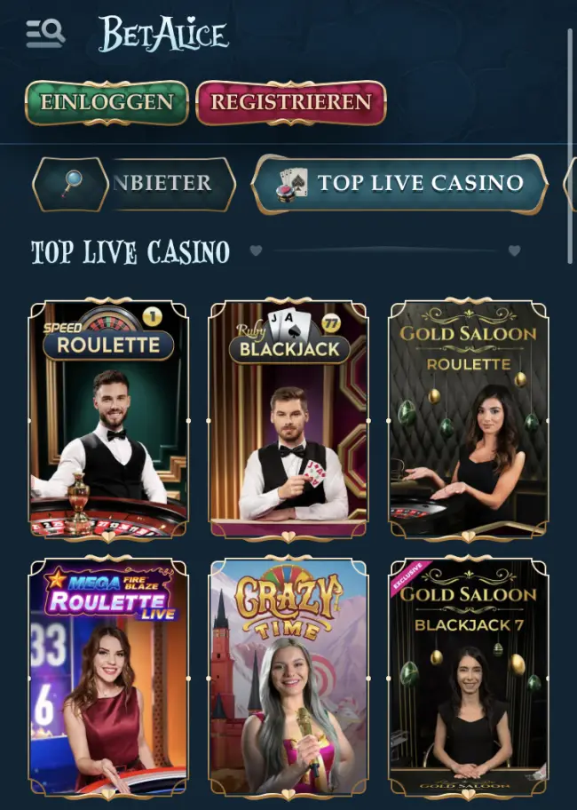 BetAlice Casino Test