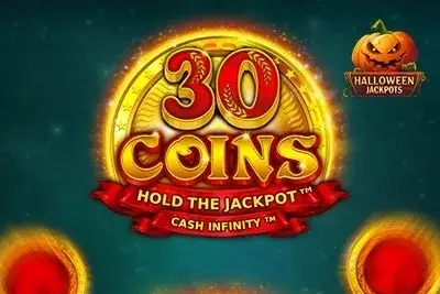 30 Coins Halloween Jackpots Logo