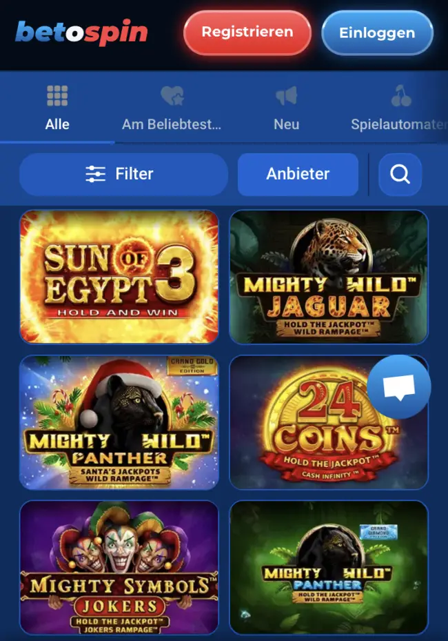 Betospin Casino Test