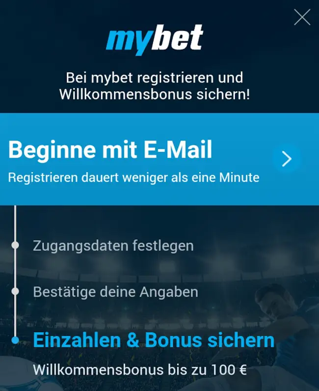 mybet Slots Registrierung