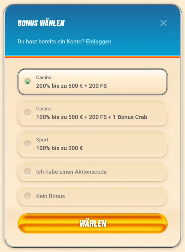 Vegasino Casino Test