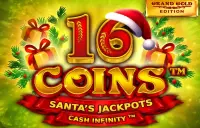 16 Coins Grand Gold Edition Santa's Jackpots Logo