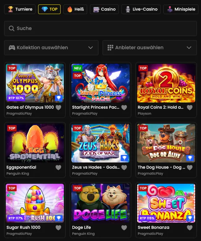 BlitzBet Casino Test