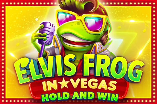 Elvis Frog In Vegas Logo