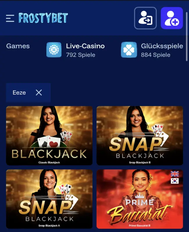 Frostybet Casino Test