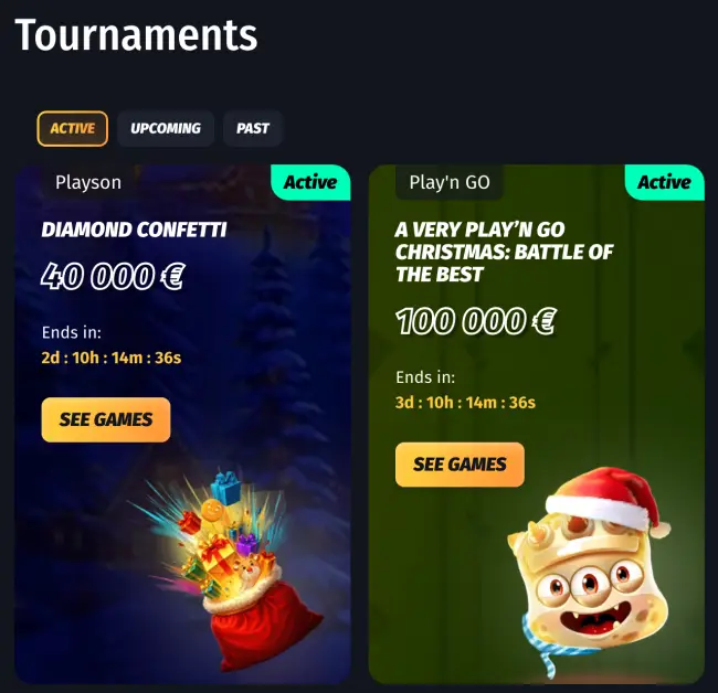 Winshark Casino Tournaments