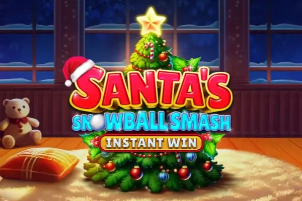 Santa's Snowball Smash Instant Win Logo