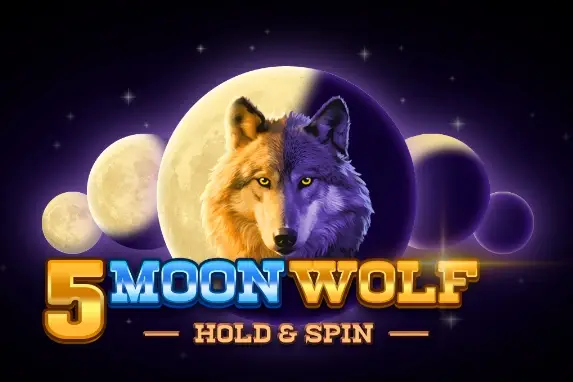 5 Moon Wolf Logo