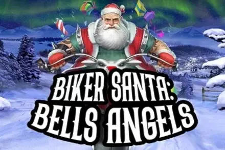 Biker Santa Bells Angels Logo