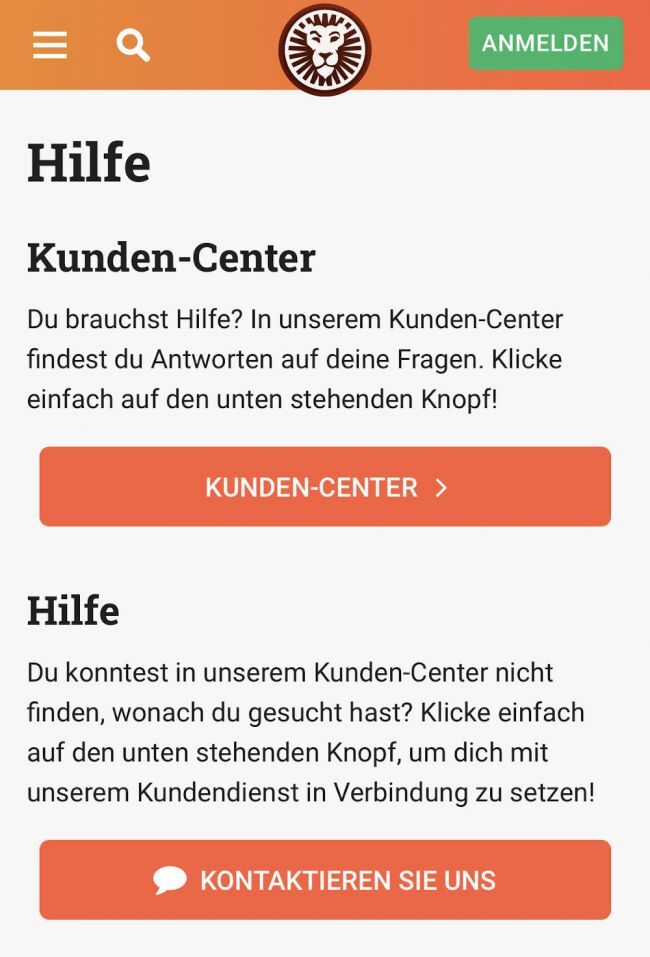 Leovegas Kundenservice