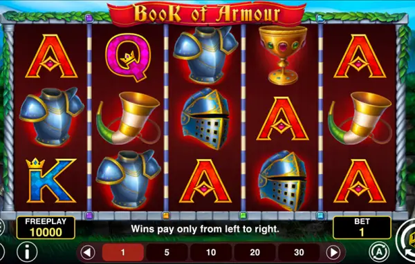 Slot: Freispiele für Book of Knights