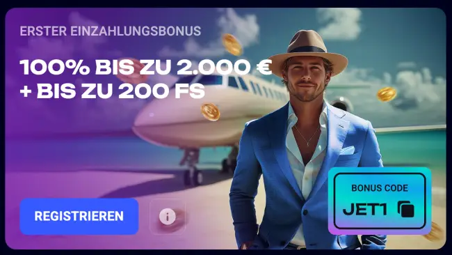 Jet4bet Casino Einzahlungsbonus
