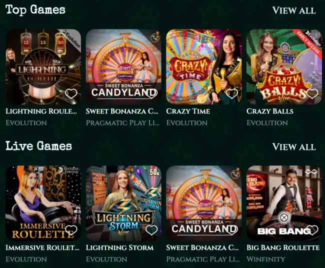 Tonyspins Casino Live Casino
