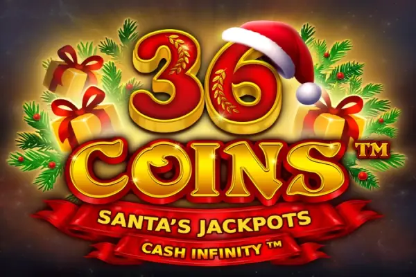 36 Coins Santa's Jackpots Logo