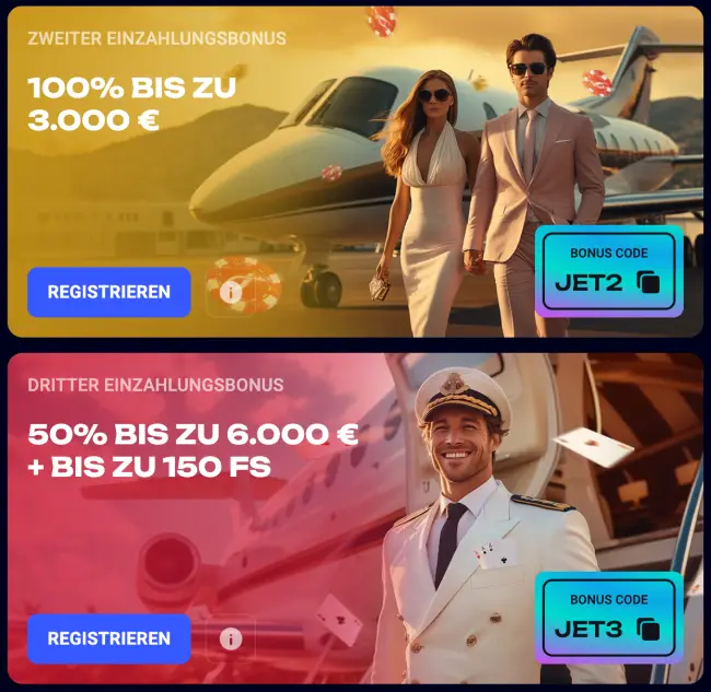 Jet4bet Casino Boni