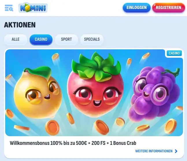 Nomini Casino Test