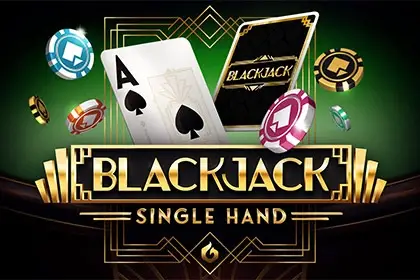 Blackjack Single Hand Logo