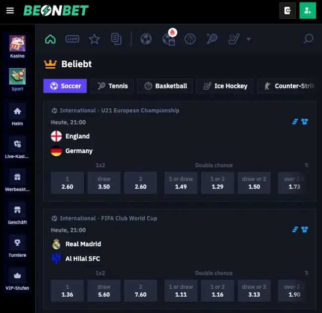 Beonbet Sport