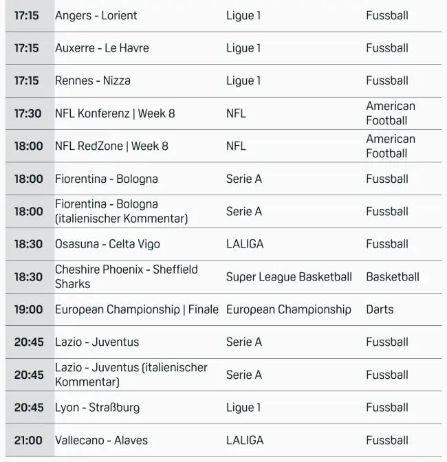 Dazn Live Sonntag