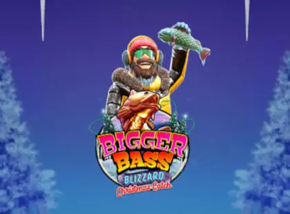 Bigger Bass Blizzard - Christmas Catch Logo